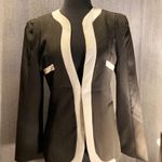 Boutique Black  Blazer With White Trim Photo 0