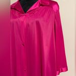 Vanity Fair EUC Vintage Pink Button Down Sleep Robe size large Photo 2