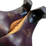 MIA Vicki Laser Cut Leaf Pattern Slip-On Leather Mules Tan Photo 15