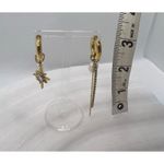 316L Stainless‎ Steel Freshwater Pearl StarDrop Earrings Gold Photo 8
