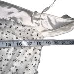 Mac Duggal NWT  One Shoulder Beaded Embellished High Slit White Gown 11126 US 12 Photo 6