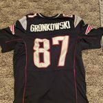 NFL Rob Gronkowski Patriots Blue Jersey Photo 1