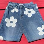 Angel Kiss EUC Size 0/24  denim with white floral accent. Photo 0