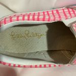 Lilly Pulitzer Women’s pink Checked Boat Shoes Size 6-VGUC Photo 5