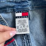 Tommy Hilfiger JEANS Vintage 90s Light Wash Denim Lace Up Fly Short Shorts Photo 4