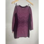 prAna  purple Delia geo long sleeve Wool Blend sweater dress womans XS Photo 1