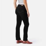 Levi's Signature by Levi Strauss Black Mid Rise Straight Simply Stretch Denim Jeans 32 Photo 3