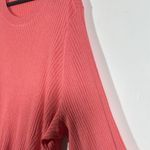 BP NWOT  Size 3X Women's Salmon Pink Ribbed Knit Top Photo 4