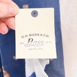 NWT Bass Corgi Dog Scarf Wrap Shawl Womens Blue White Hearts Novelty Flaw 68x34 Photo 2