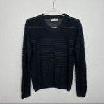 Bear Dance Loose Knit Black Crewneck Sweater Sz S Photo 5