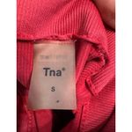 Aritzia TNA Magneta Red Seamless Ribbed High Waisted Bike Shorts Size Small Photo 3