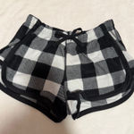 Aeropostale Black and White  Plaid Sleep Shorts Photo 0