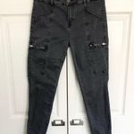 Pistola Grey Skinny  Zipper Jeans Size 28 Photo 0
