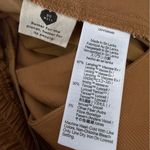 Madewell The Neale Straight-Leg Pleated Trouser Pant in Drapeweave in Toffee Photo 12