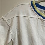 Free People  Rio French Terry V-Neck Pullover Sweatshirt Ivory Size XS Sporty Photo 7