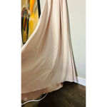 Badgley Mischka  Blush Halter Odessa Zip Up Back Gown Dress Size 18 Photo 10