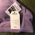Time & Tru  NWT Women's Purple Ruffle Bikini Top Size L Photo 3