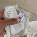 Drew  NWT $165 Cropped Trousers Sz L Elastic Band Photo 3