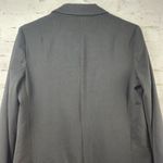 All Saints Aleida Jersey Blazer Black Size 4 Open Front 3/4 Sleeves Photo 6