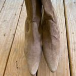 Manolo Blahnik Authentic  suede tan sock stiletto boots luxury trending Photo 1