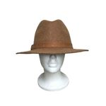 Frye  Harness Tall Crown 100% Wool Leather Band  Hat. M/L. Photo 2