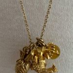 J.Crew Gold Tone Metal Summer Charms Necklace Photo 0