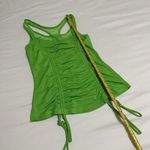 Women’s 90 Degree by Reflex Green Ruched Racerback Athletic Tank Top Shirt XS Photo 7