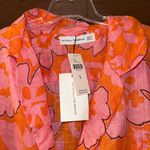 Anthropologie NWT $189 x Faithfull The Brand Charlita Floral-Print Linen Shirt M Photo 8