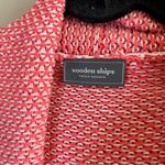 Wooden Ships ✨  Coral Pink Open Front Knit Cozy Soft Cardigan S/M Photo 2
