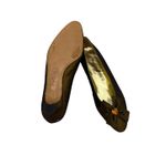 Saint Laurent YSL Vintage Shoes Yves  Kitten Heel Pumps Brown Bronze Satin 6.5 Photo 2