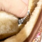 UGG  Size 9 Gold Brown Sequin Sherpa Lined Short Sparkles Classic Autumn Boots Photo 6