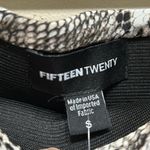 Fifteen Twenty  NEW Women’s Snakeskin Satin Viscose Midi Skirt Size Small Photo 5