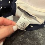 Ava & Viv  American Flag Navy Blue Stars Halter Neck Ruffle Popover Bikini Top Photo 2