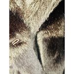 Jordache Black Faux Fur Vintage 1980s Made in USA Faux Fur Jacket sz Medium Photo 5