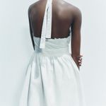 ZARA  White Lace Halter Dress mini dress lace Bohemian Summer Casual vacation  Photo 12