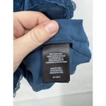 Shyanne  Lace Trim Satin Babydoll Cami Top Women M Blue Y2K Inspired Festival Photo 3