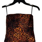 Black Halo Dress Women 0 Brown Black Leopard Print Strapless Sheath Jackie Photo 4