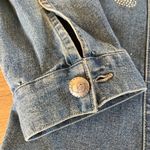 Quacker Factory Vintage 2000s y2k Rhinestone Heart Denim Jean Jacket Shacket Photo 5