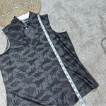 Jamie Sadock Women’s Golf Sleeveless Top Shirt High Neck Collar Printed Size M Black Size M Photo 9