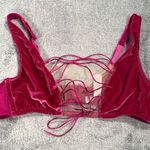 Savage X Fenty Pink velvet Mesh Bralette 3X Photo 0