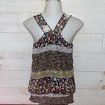 Byer California Boho Floral Crochet Trim Sleeveless Top Photo 2