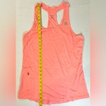 Reebok  CrossFit‎ Tank Top Racerback Zip Up Side Pocket Pink Orange Size Medium Photo 4