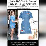 House Of Holland Distressed Denim Mini Dress Blue Size 2 Photo 4