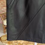 Valerie Stevens Black Genuine 100% Leather Straight Skirt 10 Photo 5