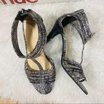 Avenue  black and white animal print / snake print party holidays heel 8.5 Photo 0
