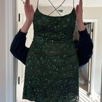 Aleta Forest/Emerald Green Short Homecoming Dress Photo 0