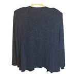 Alex Evenings  Blazer Women's Size‎ 16P Petite Sparkles Mother of the Bride Blue Photo 1