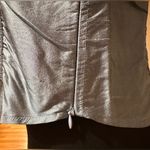 Areli Collection Herms Metallic NWT Satin Cornflower Blue Zipper On Side… Size 8 Photo 3