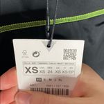 ZARA mid-thigh biker shorts with neon stitching size XS Photo 5