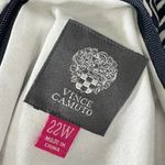 Vince Camuto  black white printed short sleeve jersey stretch dress 22w Photo 3